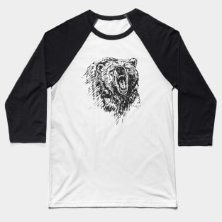 Angry Bear Baseball T-Shirt